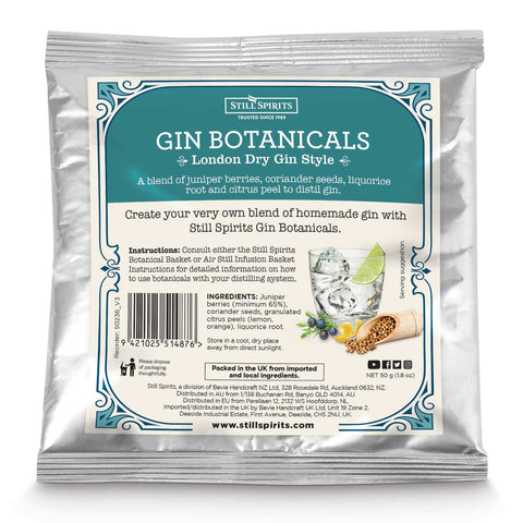 Gin Botanicals London Dry Gin Style Botanicals