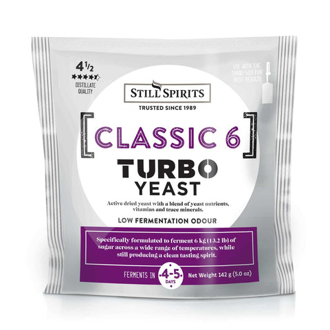 Classic 6 Yeast Yeasts & Sugar