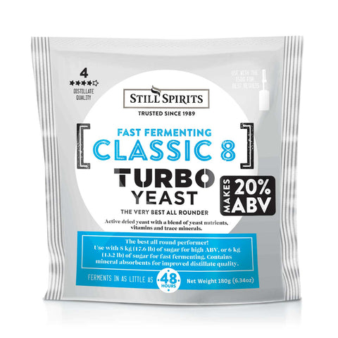 Classic 8 Yeast Yeasts & Sugar